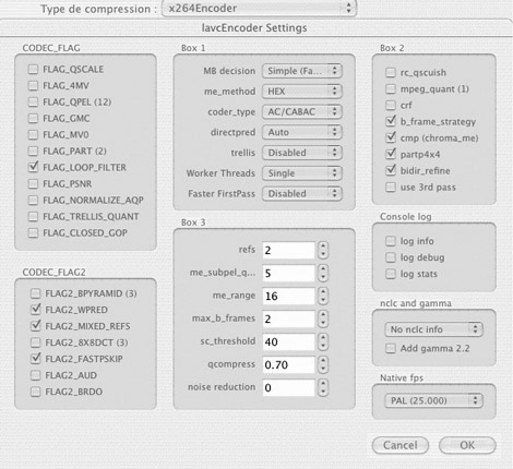 option x264Encoder